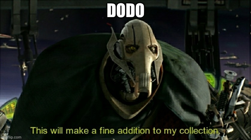 This will make a fine addition to my collection | DODO | image tagged in this will make a fine addition to my collection | made w/ Imgflip meme maker