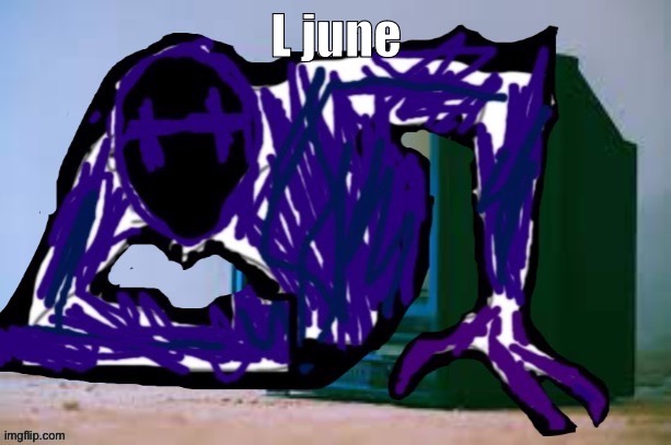 its june 1st now | L june | image tagged in glitch tv | made w/ Imgflip meme maker
