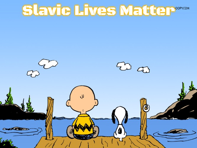 Charlie brown  | Slavic Lives Matter | image tagged in charlie brown,slavic | made w/ Imgflip meme maker