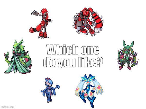 see comments for the fusions | Which one do you like? | made w/ Imgflip meme maker
