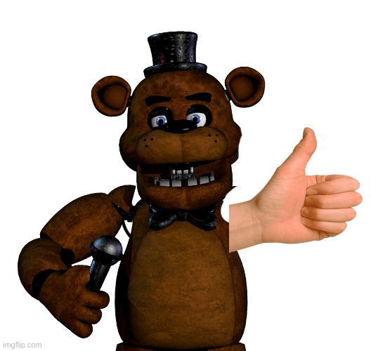 freddy happy wave | image tagged in freddy happy wave | made w/ Imgflip meme maker