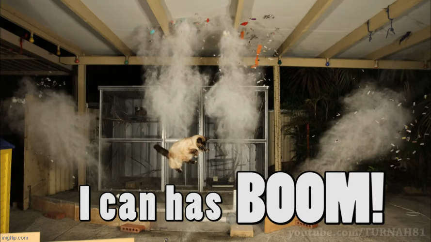 I can has BOOM! | image tagged in i can has boom | made w/ Imgflip meme maker