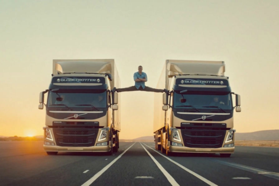 jcvd big gap on truck Blank Meme Template