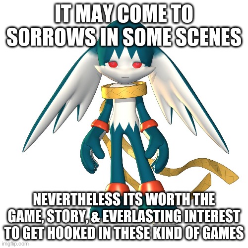 Witness the flavoring stories brought out of this series | IT MAY COME TO SORROWS IN SOME SCENES; NEVERTHELESS ITS WORTH THE GAME, STORY, & EVERLASTING INTEREST TO GET HOOKED IN THESE KIND OF GAMES | image tagged in klonoa,namco,bandainamco,namcobandai,bamco,smashbroscontender | made w/ Imgflip meme maker