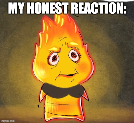 my honest reaction | MY HONEST REACTION: | image tagged in reaction,funny | made w/ Imgflip meme maker