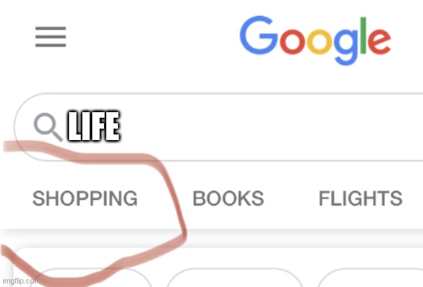 Shopping, Google | LIFE | image tagged in shopping google,funny,funny memes,fun,funny meme,lol so funny | made w/ Imgflip meme maker