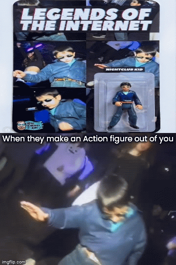 Action figure | When they make an Action figure out of you | image tagged in gifs,action,dancing | made w/ Imgflip video-to-gif maker