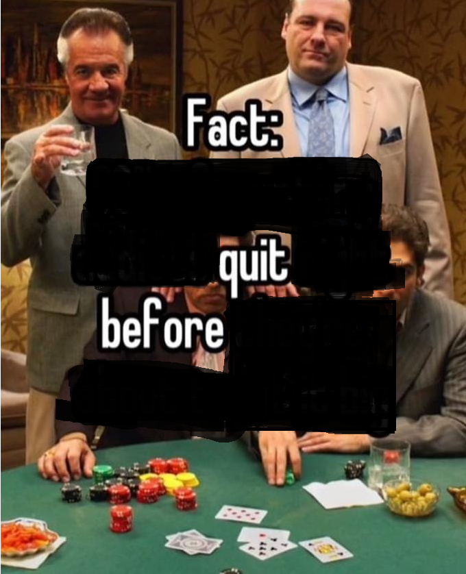 90% of gambling addicts Blank Meme Template