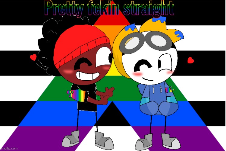 Yeah, were PFS: (btw happy pride month yall) | image tagged in pride month | made w/ Imgflip meme maker