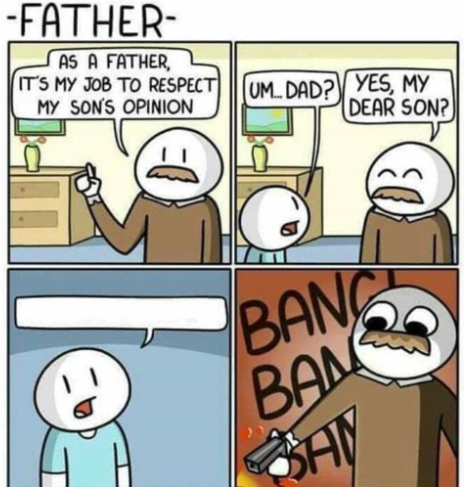 High Quality As a father Blank Meme Template