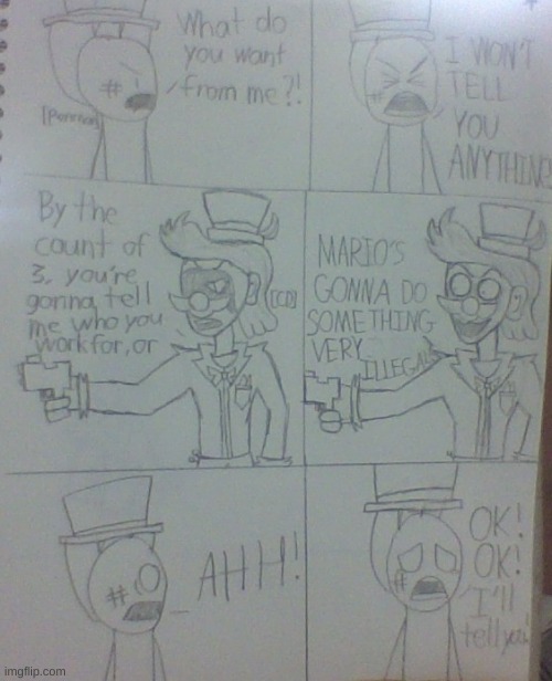 Mafia Comic , I drew [CD] in 2 styles, Normal and Disguise | image tagged in mafia,comic,drawing | made w/ Imgflip meme maker