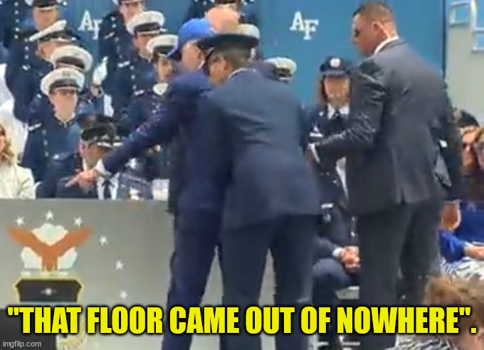 "THAT FLOOR CAME OUT OF NOWHERE". | made w/ Imgflip meme maker