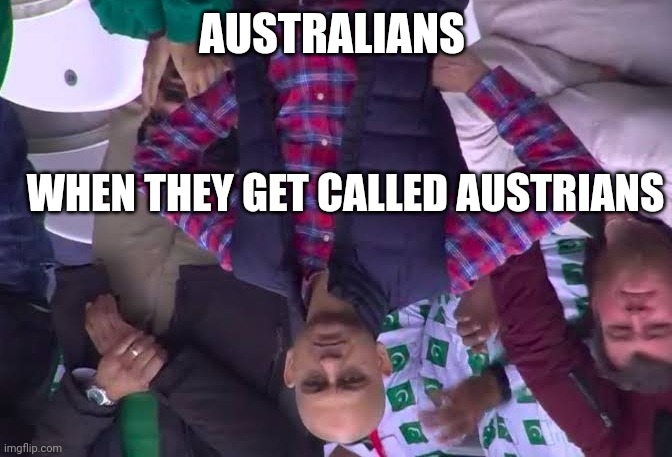 Disappointed Man | AUSTRALIANS WHEN THEY GET CALLED AUSTRIANS | image tagged in disappointed man | made w/ Imgflip meme maker