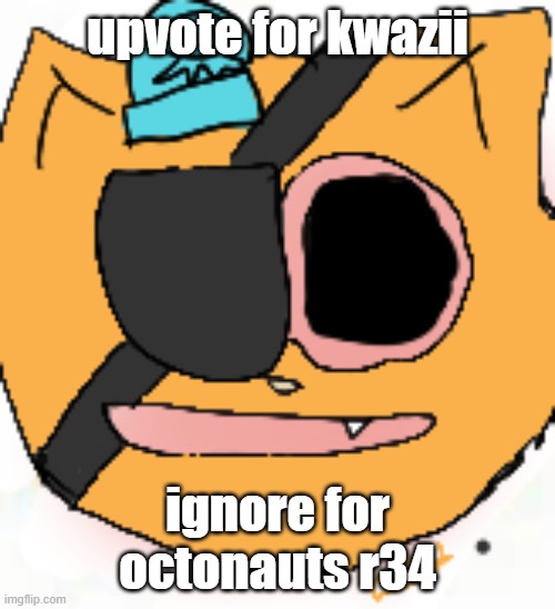 high kwuaze | upvote for kwazii; ignore for octonauts r34 | image tagged in high kwuaze | made w/ Imgflip meme maker