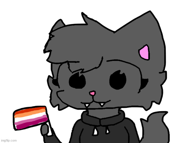 i hate pride month and i hate gay ppl (/j but i do hate pride month) (also i gave this oc to my friend but i drew her) | made w/ Imgflip meme maker