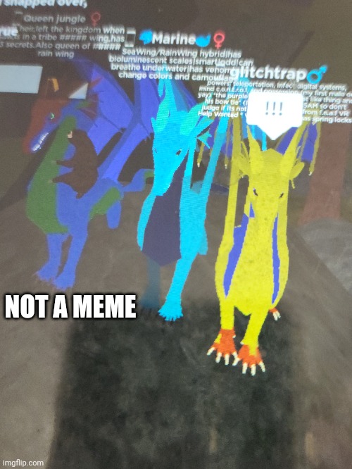 NOT A MEME | made w/ Imgflip meme maker