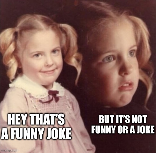 Nurp Girl | HEY THAT’S A FUNNY JOKE BUT IT’S NOT FUNNY OR A JOKE | image tagged in nurp girl | made w/ Imgflip meme maker