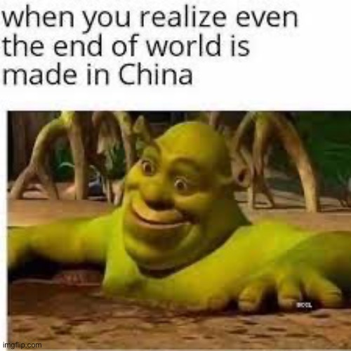Made in china | image tagged in funny,shrek | made w/ Imgflip meme maker