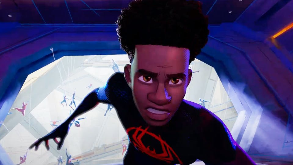 High Quality Spider-Man: Across The Spider-Verse Trailer Has Miles Morales, M Blank Meme Template