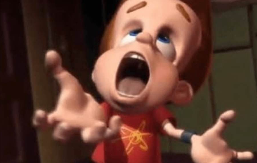 Jimmy neutron yelling Blank Meme Template