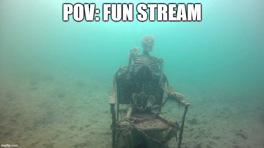 Image Tagged In Skeleton Underwater Imgflip