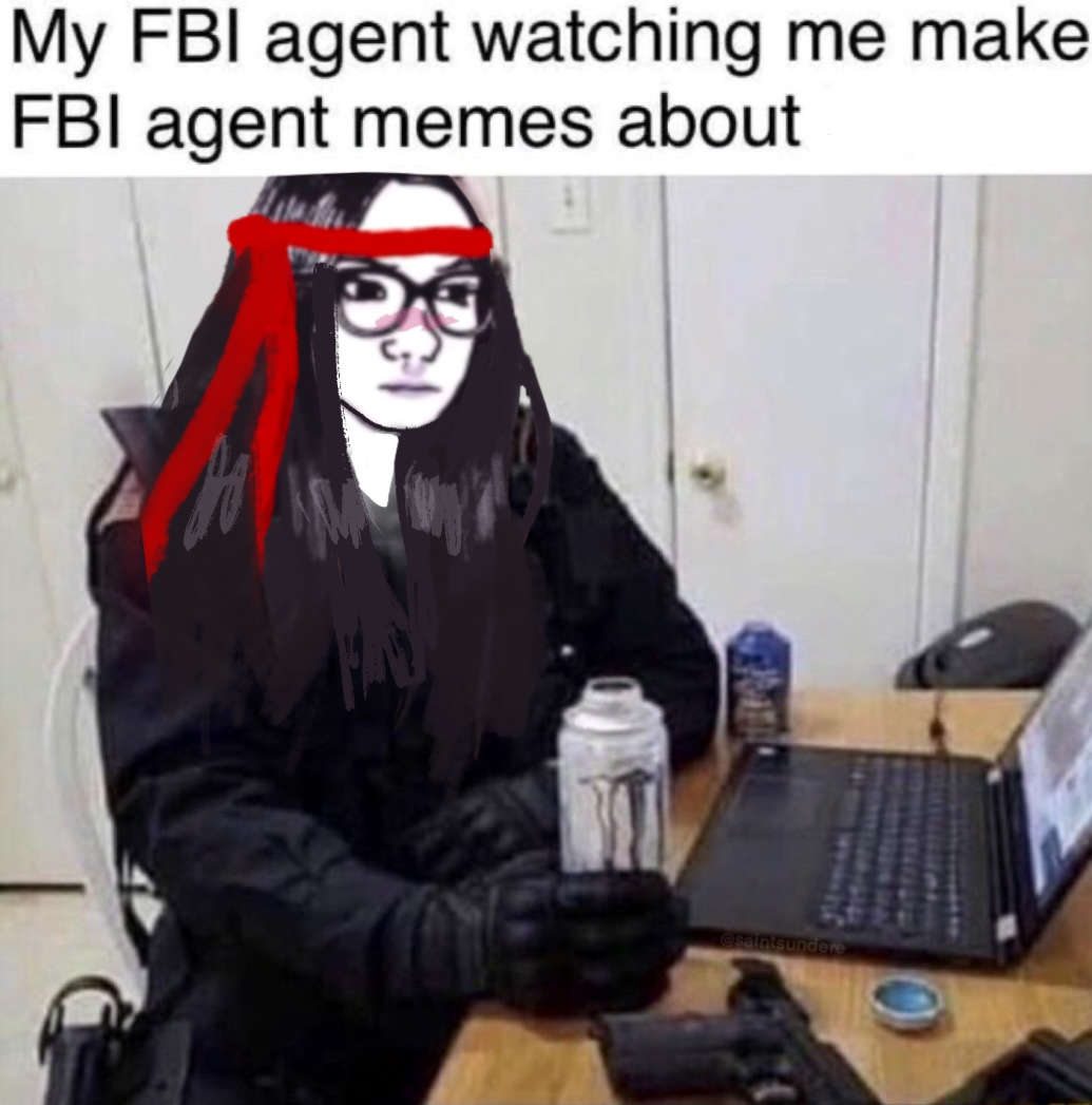 High Quality my fbi agent Blank Meme Template