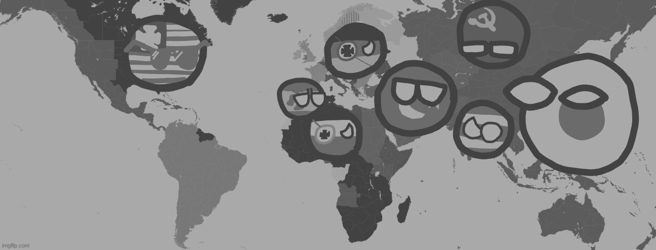 Earth if Germany Won WW2 | image tagged in world war 2,ww2,countryballs | made w/ Imgflip meme maker