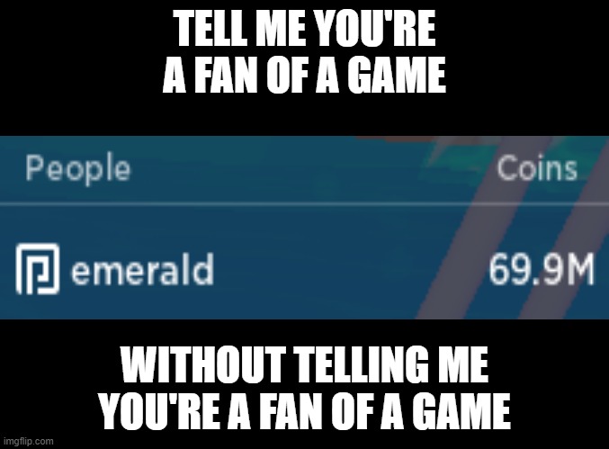 I found a glitch in Don't Know the Word. | TELL ME YOU'RE A FAN OF A GAME; WITHOUT TELLING ME YOU'RE A FAN OF A GAME | image tagged in blank black | made w/ Imgflip meme maker