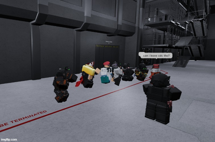 the Foundation staff had a party in the Class-D area | made w/ Imgflip meme maker