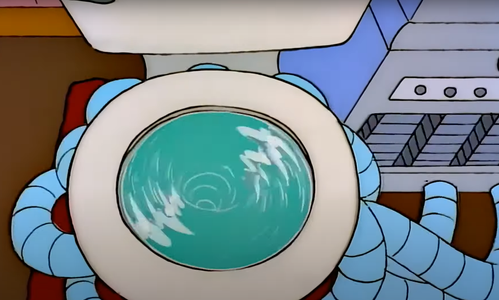 Simpsons Embassy Toilet Blank Meme Template
