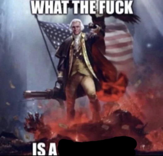 High Quality george washington wtf is a blank Blank Meme Template