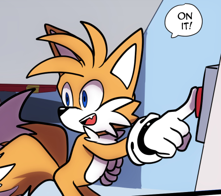 High Quality tails on it Blank Meme Template