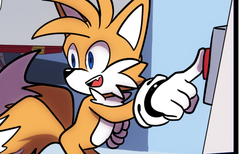 tails button Blank Meme Template
