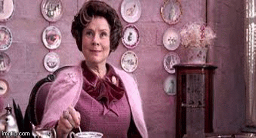 me is watching the 5th Harry potter movie!! BOO DOLORES UMBRIDGE!!!!!!!! | image tagged in gifs | made w/ Imgflip images-to-gif maker