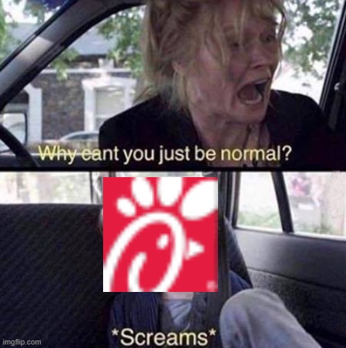 Why Can't You Just Be Normal | image tagged in why can't you just be normal | made w/ Imgflip meme maker