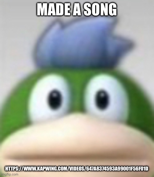 Spike Staring | MADE A SONG; HTTPS://WWW.KAPWING.COM/VIDEOS/647A8374593A99001F56F01D | image tagged in spike staring | made w/ Imgflip meme maker