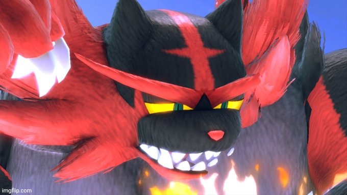 245(S): Incineroar | image tagged in incineroar bruh | made w/ Imgflip meme maker