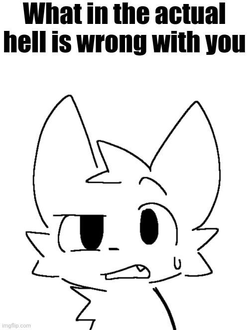 What in the actual hell is wrong with you | made w/ Imgflip meme maker