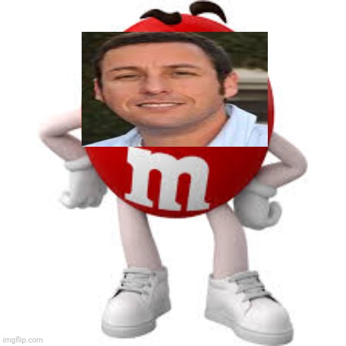 Adam Sandler if he was an m&m | made w/ Imgflip meme maker