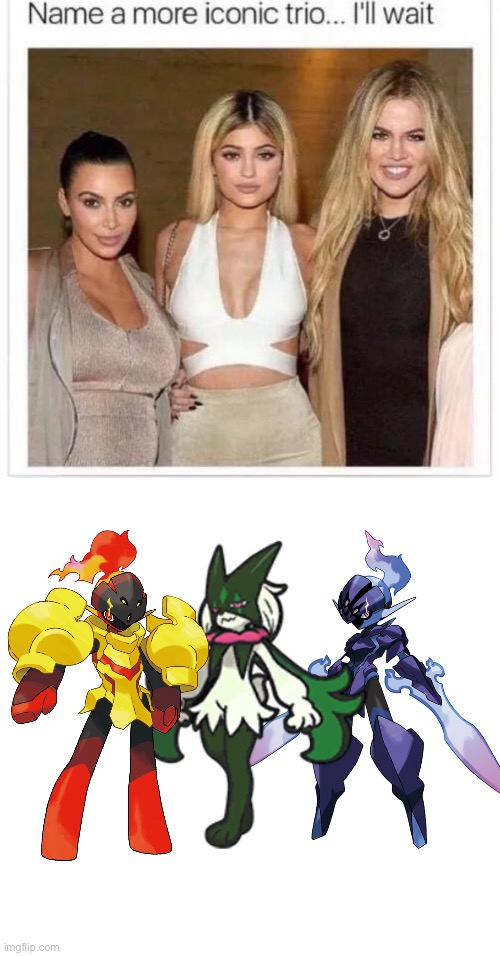 The Gen 9 pokemon of awesomeness! | image tagged in name a more iconic trio,pokemon | made w/ Imgflip meme maker