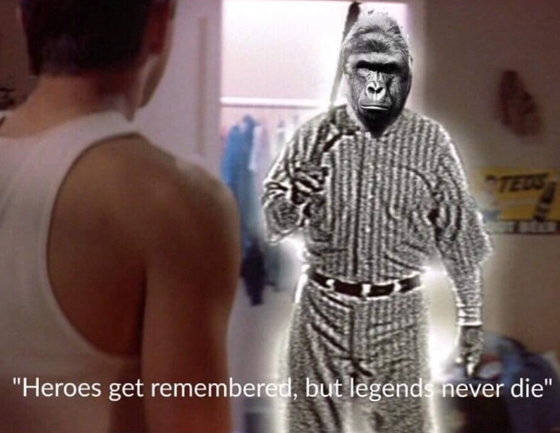 heroes get remembered, but legends never die Blank Meme Template