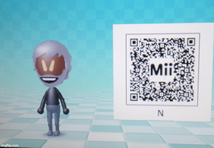 Feel free to scan | image tagged in murder drones,mii,nintendo ds | made w/ Imgflip meme maker