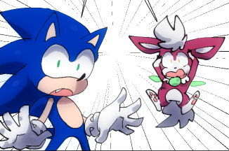 sonic and chip shock Blank Meme Template