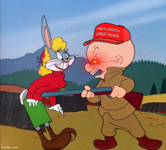 Hunting Bugs Bunny | image tagged in hunting bugs bunny | made w/ Imgflip meme maker