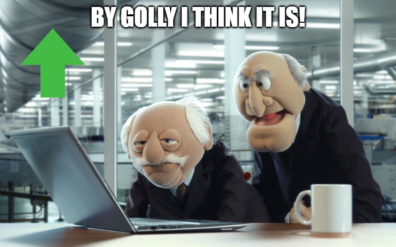 BY GOLLY I THINK IT IS! | image tagged in muppets | made w/ Imgflip meme maker