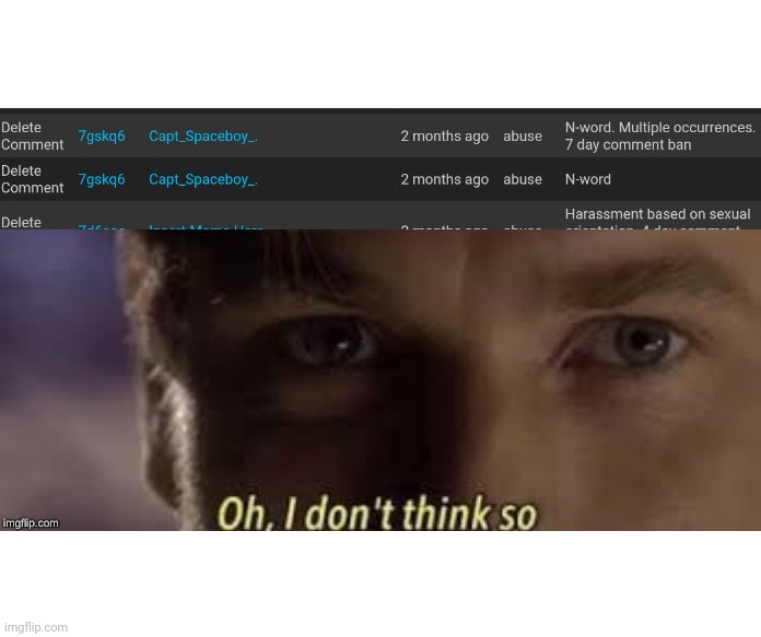 Oh, I don't think so | image tagged in oh i don't think so | made w/ Imgflip meme maker