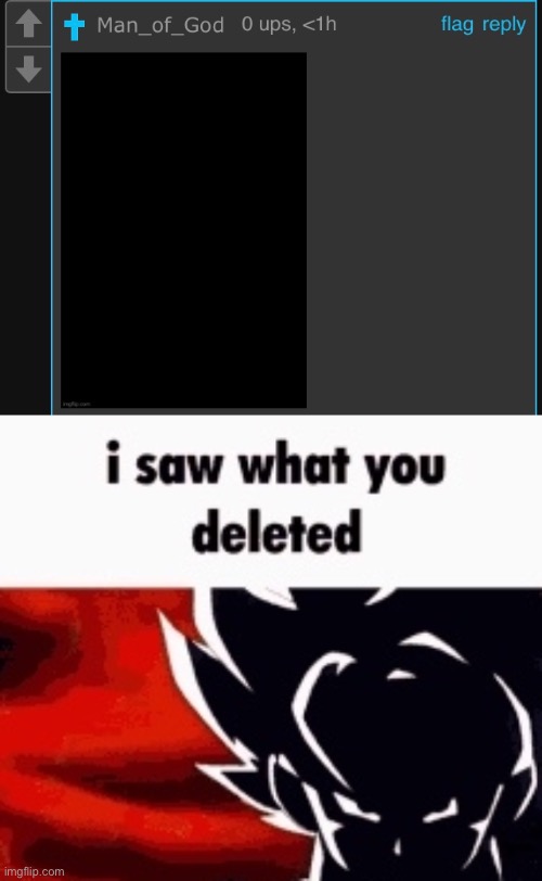 “It’s blank” | image tagged in i saw what you deleted,its blank | made w/ Imgflip meme maker