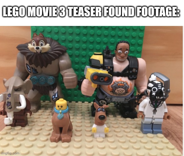 LEGO MOVIE 3 | LEGO MOVIE 3 TEASER FOUND FOOTAGE: | image tagged in the lego movie,cursed image,lego | made w/ Imgflip meme maker