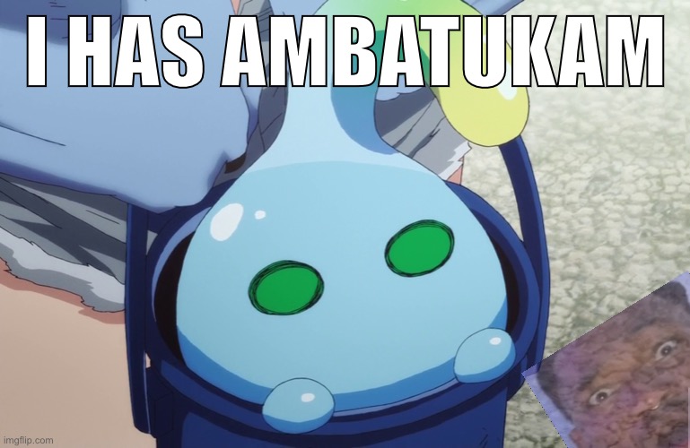 I HAS AMBATUKAM | image tagged in i has a bucket | made w/ Imgflip meme maker