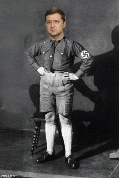 Zelensky Hitler Blank Meme Template